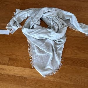 Escada sport light gray large shawl.